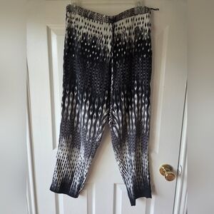 Natori Lightweight Pants M Black and White